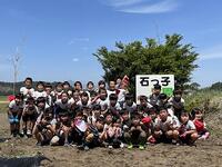 芋の苗植え　よくできました。