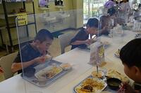 ランチ　魚のフライがおいしいよ