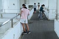 奉仕活動　来たときよりもきれいにね