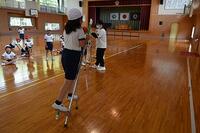 竹馬はおもしろいな