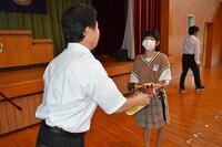 バレー部の表彰