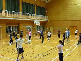 上学年の練習試合の様子