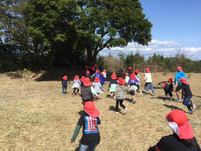 お別れ遠足（木場城での遊び）