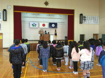 修了式の様子