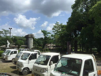 江楽園整備軽トラ