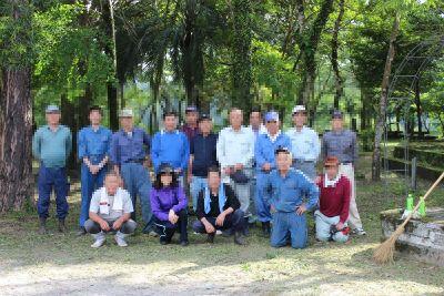 江楽園整備　チーム公民館長