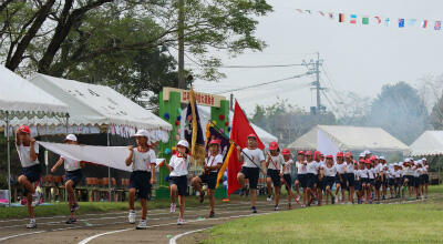 運動会入場