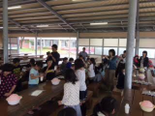 バター作り体験