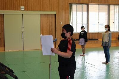 新任者への歓迎の言葉