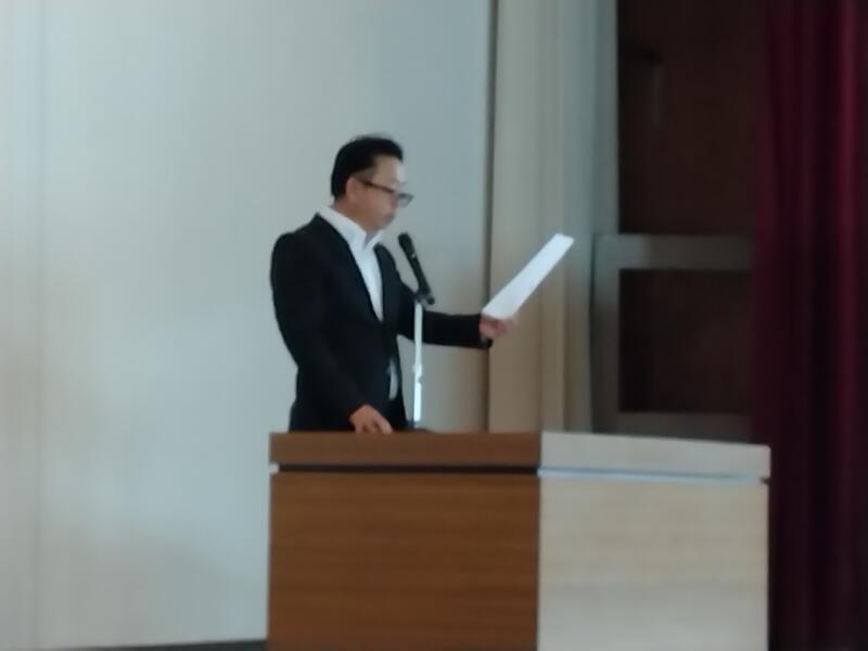 校長先生のお話です。