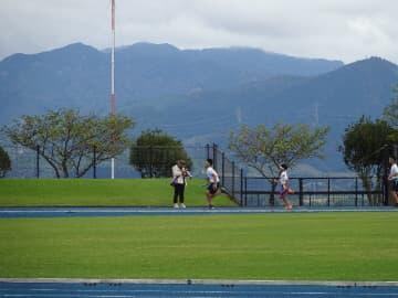 ４×１００ｍリレーです。