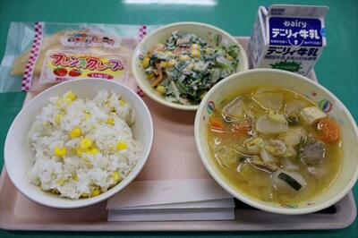 １０月２２日（水）の給食