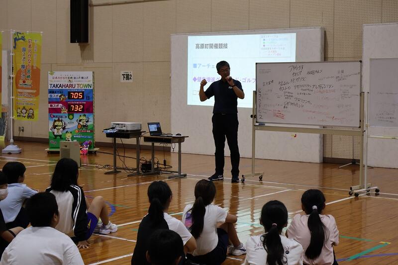 県の職員による説明