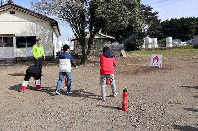 水消火器体験