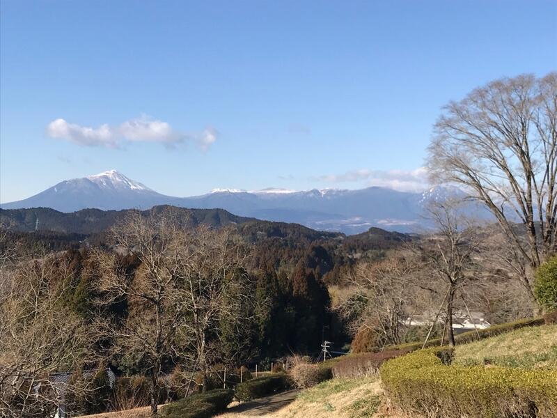 冬の霧島連山