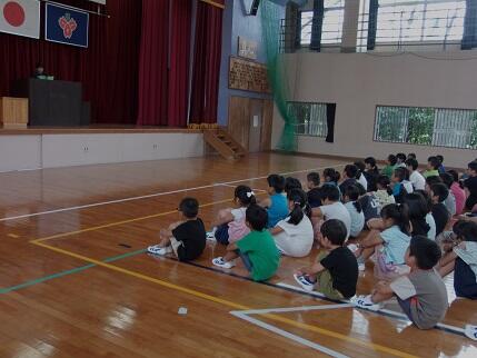 終業式　児童発表