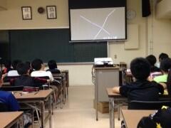 星の学習をする様子