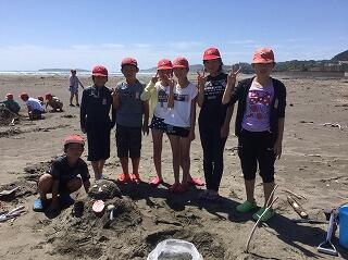 砂の造形完成１