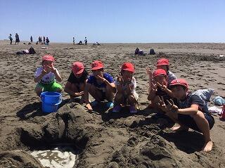 砂の造形完成４