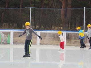 スケート教室の様子