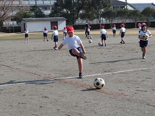 1年生体育の様子