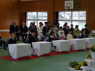 入学式のようす
