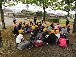 出発式のようす