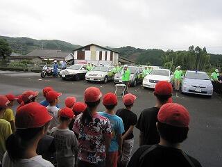 誘拐防止教室の様子。