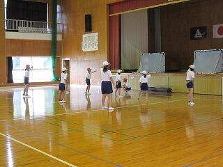 ダンスの練習。