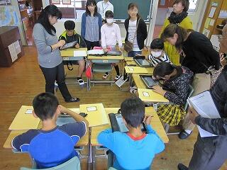 フリー参観のようす。