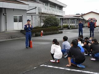 消防士さんといっしょに。