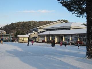 一面の雪景色。