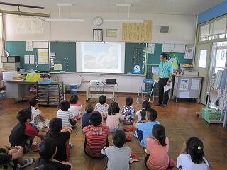 防災学習のようす