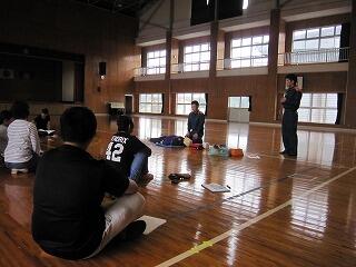 心肺蘇生法の実技講習