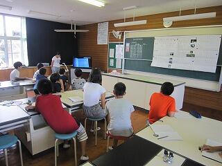 自由研究発表会のようす