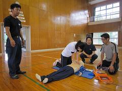 救命救急法の研修