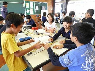 算数の授業風景。