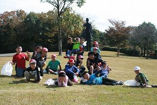 霧島アートの森にて。