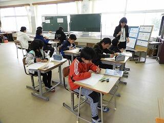 ５・６年生の算数科複式指導。