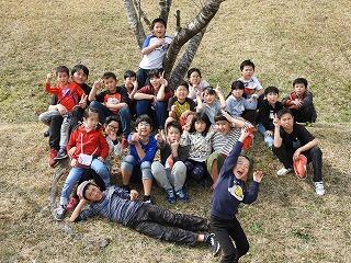 御池青少年自然の家にて。