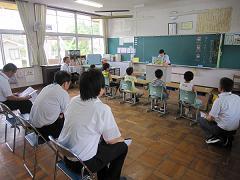 授業参観の様子