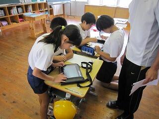 タブレットを使って調べもの