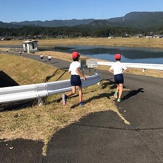 ロードレース大会の練習