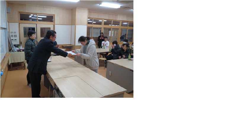 家庭教育学級閉級式