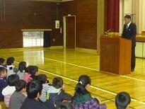 ３学期始業式４