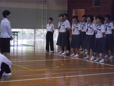 校長先生からの激励