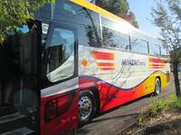 新しいデザインの宮崎交通バス