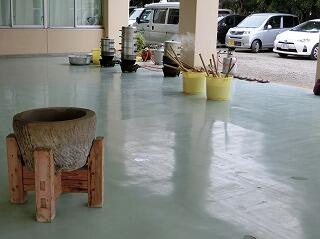 もちつき体験学習②