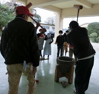 もちつき体験学習⑥