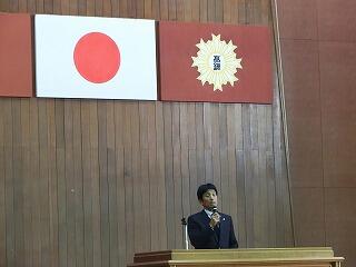 校長先生のお話